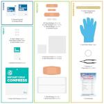 Be Smart Get Prepared 180 Piece First Aid Kit: Clean, Treat, Protect Minor Cuts, Scrapes. Home, Office, Car, School, Business, Travel, Emergency, Survival, Hunting, Outdoor, Camping & Sports, FSA HSA