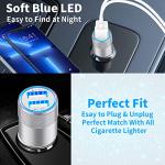 【MFi Certified】iPhone Fast Car Charger, Braveridge 4.8A Dual USB Power Car Charger Fast Charging Cigarette Lighter Adapter + 2Pack Lightning to USB Cable for iPhone 14 13 12 11 Pro/XS/XR/Mini/X/8/iPad