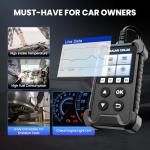 U MUCAR CDL20 OBD2 Scanner Diagnostic Tool,Check Engine Light & Emissions,DTC Code Reader,Smog Check,Scanner for Car Since 1996,Code Reader for Cars Owner