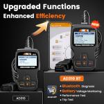 (Upgraded AD310) ANCEL AD310BT OBD2 Scanner Bluetooth - Check Engine Code Reader, Escaner Automotriz with Premium App On iOS & Android, Car Diagnostic Scanner for All Vehicles After 1996