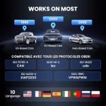 U MUCAR CDL20 OBD2 Scanner Diagnostic Tool,Check Engine Light & Emissions,DTC Code Reader,Smog Check,Scanner for Car Since 1996,Code Reader for Cars Owner