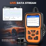 AUTOPHIX OM126P+ OBD2 Scanner, Check Engine Light Code Reader, Car Code Scanner for Automotive Diagnostic, Read & Clear Fault Code, Pass Smog Test, Live Data, for All US Cars After 1996