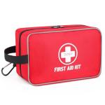 TLIEAO 330 Piece First Aid Kit, Premium Waterproof Compact Trauma Medical Kits for Any Emergencies, Ideal for Home, Car, Travel, Camping, Hiking, Truck, Office, Sports (Red)