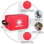 TLIEAO 330 Piece First Aid Kit, Premium Waterproof Compact Trauma Medical Kits for Any Emergencies, Ideal for Home, Car, Travel, Camping, Hiking, Truck, Office, Sports (Red)