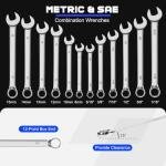 Prostormer Mechanic Tool Set, 240-Pieces Universal Household Auto Repair Tool Kit with Heavy Duty Aluminium Tool Box