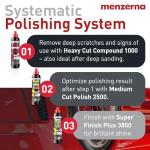 menzerna Polishing Set – HCC1000, MCC2500 & 3800 | 3-Step System for Scratch Removal, Swirl Elimination & Mirror-Like Finish