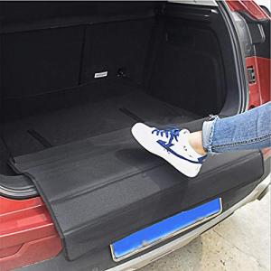 otoez Bumper Guard for Cars, Foldable Truck Rear Bumper Protector Guard Universal Trunk Mat SUV Cargo Liner Floor Mat Prevent Scratches While Unloading and Loading, 31.4 x 25.2 Inch