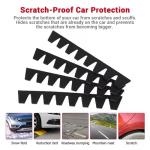 Universal Front Bumper Scrape Guard Skid Plate Protection for Lowered Cars, Protect Bumper with Durable Anti-Scratch Protection-8 Pieces kit