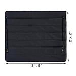 otoez Bumper Guard for Cars, Foldable Truck Rear Bumper Protector Guard Universal Trunk Mat SUV Cargo Liner Floor Mat Prevent Scratches While Unloading and Loading, 31.4 x 25.2 Inch