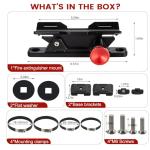 MOLLE Panel Fire Extinguisher Mount Kit-Quick Release Car Fire Extinguisher Mount Bracket for 1-2in Tactical Rigid MOLLE Panel Holes.Fire Extinguisher Holder Fits MOLLE Panels Accessories for Vehicle.