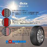 Forceum Octa All-Season Passenger Car High Performance Radial Tire-235/40R20 235/40ZR20 235/40/20 235/40-20 96Y Load Range XL 4-Ply BSW Black Side Wall UTQG 400AA
