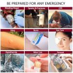 Upgrade - Comprehensive First Aid Kit with Labelled Compartments, Molle System Emergency Kits for Car,Home,Hiking, Backpacking, Camping, Traveling, and Cycling