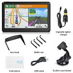 Car GPS Navigation GPS Navigation for Truck & RV & Car, Driver Alerts, Turn-by-Turn Directions, 2025 Map with Free UpdateMap