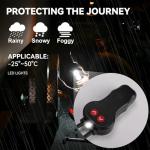 ROGTZ Electric Scissor Car Jack Kit, 3Ton 12V Portable Auto Car Lift with 17.7" Range for SUV/Sedan, Floor Jack for Tire Change & Roadside Emergency