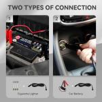 ROGTZ Electric Scissor Car Jack Kit, 3Ton 12V Portable Auto Car Lift with 17.7" Range for SUV/Sedan, Floor Jack for Tire Change & Roadside Emergency