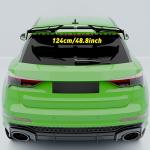 NARPES Universal Rear Window Roof Spoiler Wing Gloss Black Compatible with Most Hatchback/SUV/Wagon Hatch Mount