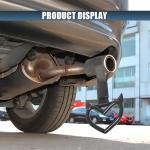 smilfuy 2PCS Devil Heart Handle Ring, Rear Bumper Warning Grab Handles Ring for Cars, Car Handle Strap Drift Charm, Auto Interior Exterior Decoration, Suitable for Car Bus Subway (Black)