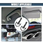 smilfuy 2PCS Devil Heart Handle Ring, Rear Bumper Warning Grab Handles Ring for Cars, Car Handle Strap Drift Charm, Auto Interior Exterior Decoration, Suitable for Car Bus Subway (Black)