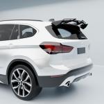 NARPES Universal Rear Window Roof Spoiler Wing Gloss Black Compatible with Most Hatchback/SUV/Wagon Hatch Mount