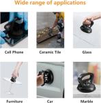 JONURMAFY 3 Pack Car Dent Remover Tool for Car, Car Dent Puller Kit Auto Body Dent Remove, Suction Cup for Car Dent Repair Kit, Car Dent Removal Kit Body Repair Dent Removal Tools (Black+Orange)