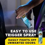 Meguiar’s Air Re-Fresher Odor Fighting Spray - New Car Scent - Convenient Car Air Freshener that Instantly Fights Odors and Leaves Behind a Long-Lasting New Car Scent, 8 Oz Trigger Spray