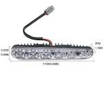 YIJINSHENG Auto 2PCS Fit 6 LED High Power LED Daytime Running Lights Driving Lamp Universal Fit LED Car Fog Light