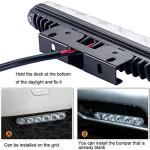 YIJINSHENG Auto 2PCS Fit 6 LED High Power LED Daytime Running Lights Driving Lamp Universal Fit LED Car Fog Light