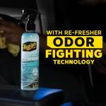 Meguiar’s Air Re-Fresher Odor Fighting Spray - New Car Scent - Convenient Car Air Freshener that Instantly Fights Odors and Leaves Behind a Long-Lasting New Car Scent, 8 Oz Trigger Spray