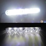 YIJINSHENG Auto 2PCS Fit 6 LED High Power LED Daytime Running Lights Driving Lamp Universal Fit LED Car Fog Light
