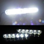 YIJINSHENG Auto 2PCS Fit 6 LED High Power LED Daytime Running Lights Driving Lamp Universal Fit LED Car Fog Light
