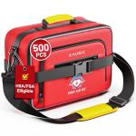 500 PCS Large First Aid Kit for Home, Car, College Dorm, Travel, Camping, Businesses, Hiking, Sports Essential, Professional First Aid Supplies Emergency Kit Home&Businesses Medical Supplies