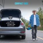 Seesii Electric Car Jack Battery-Powered, 5Ton 21V Cordless Car Hydraulic Jack with 4.0Ah Battery & Remote Control, Portable Emergency Tire Change Tool for Sedan SUV MPV Pickup