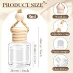 AROIC 12 Pack Car Air Freshener, Car Smell Air Freshener Diffuser Essential Oil Scent for Women & Men, Long Lasting Fresheners Accessories Interior, Hanging Automotive Fragrance with Many Flavors