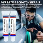 (2-Pack) Calvana Car Body Filler Repair Kit, Automotive Putty Scratch Filler, Quick-Drying Formula for Minor Touch-ups, Ideal for Car Paint Scratch Removal and Rust, Includes Repair Tools