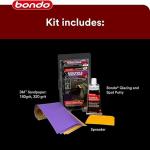 Bondo Scratch & Rock Chip Repair Kit, Paintable - Permanent - Non-Shrinking Repair in Less Than One Hour, 1 Kit