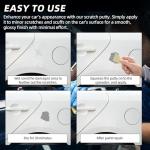 (2-Pack) Calvana Car Body Filler Repair Kit, Automotive Putty Scratch Filler, Quick-Drying Formula for Minor Touch-ups, Ideal for Car Paint Scratch Removal and Rust, Includes Repair Tools