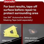 Bondo Scratch & Rock Chip Repair Kit, Paintable - Permanent - Non-Shrinking Repair in Less Than One Hour, 1 Kit