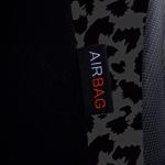 Flying Banner Carbon Fiber Leather Vehicle Seat Covers, Leopard Gray Black, Universal Fit - 8PCS