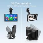 URFRU 7-Inch GPS Navigator for Car Truck RV, 2025 Offline Maps with Lifetime Free Updates, Touchscreen Sat Nav, Voice Guidance, Speed & Traffic Alerts, Custom Truck Routing