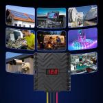 DC 24V to 12V 30A Buck Converter with LED Display Inline Fuse Waterproof Power Supply Step Down Transformer for Car Truck GPS CCTV with 16AWG Wires