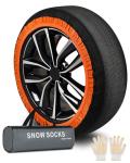 Automotive Snow Socks for Tires, Tire Socks For Snow- Premium Alternative to Tire Chains for Cars, SUVs & Trucks - Easy Installation, Enhanced Winter Traction - Pack of 2 (Large)