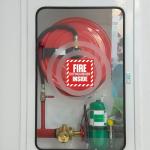 10 PackFire Extinguisher Inside Label, Fire Extinguisher Inside Signs Stickers for Cars, Trailers, Rv's, Trucks and Vehicles, Self Adhesive Vinyl Safety Label 2.7X2.7 Inch