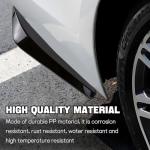 Wuyaoyao 2PCS Car Rear Bumper Diffuser Spoilers, Anti-Collision Front Bumper Lip Protector, Rear Bumper Guard Diffuser Splitter, Bumper Side Skirt Lip Body Kit, Exterior Car Decoration