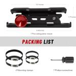 Car Fire Extinguisher Mount Holder - Quick Release Fire Extinguisher Bracket for Jeep Wrangler JT, TJ, JL, JKU, UTV, Polaris RZR, Ranger, Can-Am X3, Yamaha, ATV, Tractor – Corrosion-Resistant