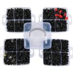 GOOACC 941Pcs Car Retainer Clips and Auto Body Fasteners Assortment-30 Most Popular Sizes Nylon Bumper Fender Rivets with 10 Cable Ties for Ford GM Toyota Honda Chrysler Benz Nissan, etc.