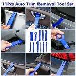 JNLK 352pcs Trim Removal Tool, Pry Tool, Door Panel Removal Tool Kit, Clip Tool, Fasteners Removal Tool with Car Retainer Body Clips Set, Blue