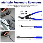 JNLK 352pcs Trim Removal Tool, Pry Tool, Door Panel Removal Tool Kit, Clip Tool, Fasteners Removal Tool with Car Retainer Body Clips Set, Blue