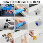 Bitlyle Dent Puller Hail Remover Kits,129pc Professional Car Paintless Dent Removal Tools,Slide Hammer 2 in 1 T-Bar, Adjustable Dent Lifter,Bridge Puller for Auto Body SUV Dings Damage DIY Removal