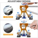 Car Dent Puller Kit, 135 PCS Paintless Dent Removal Kit, Car Dent Repair Kit with Slide Hammer 2 in 1 T-bar, Golden Lifter, Bridge Puller, Suction Cup, Dent Remover Tool for Car Hail Damage DIY Repair