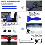 JNLK 352pcs Trim Removal Tool, Pry Tool, Door Panel Removal Tool Kit, Clip Tool, Fasteners Removal Tool with Car Retainer Body Clips Set, Blue